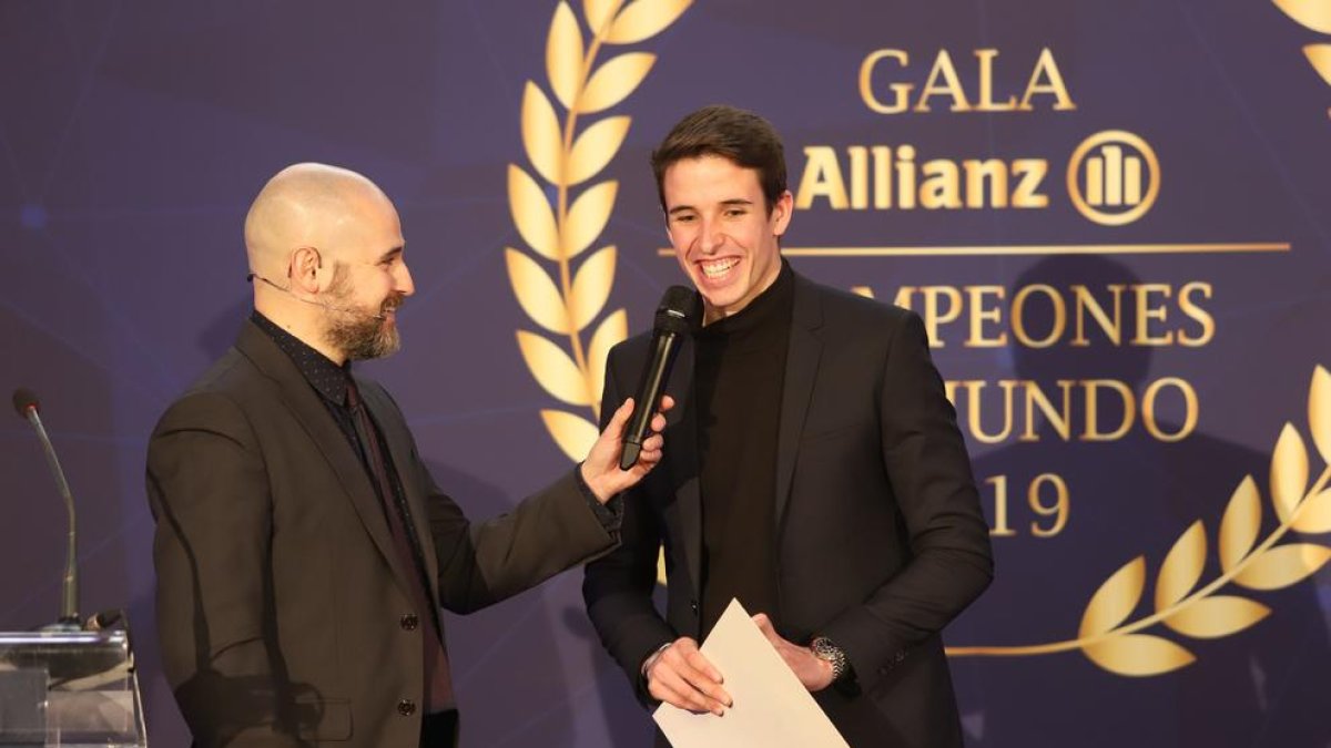 Àlex Márquez, en la gala.