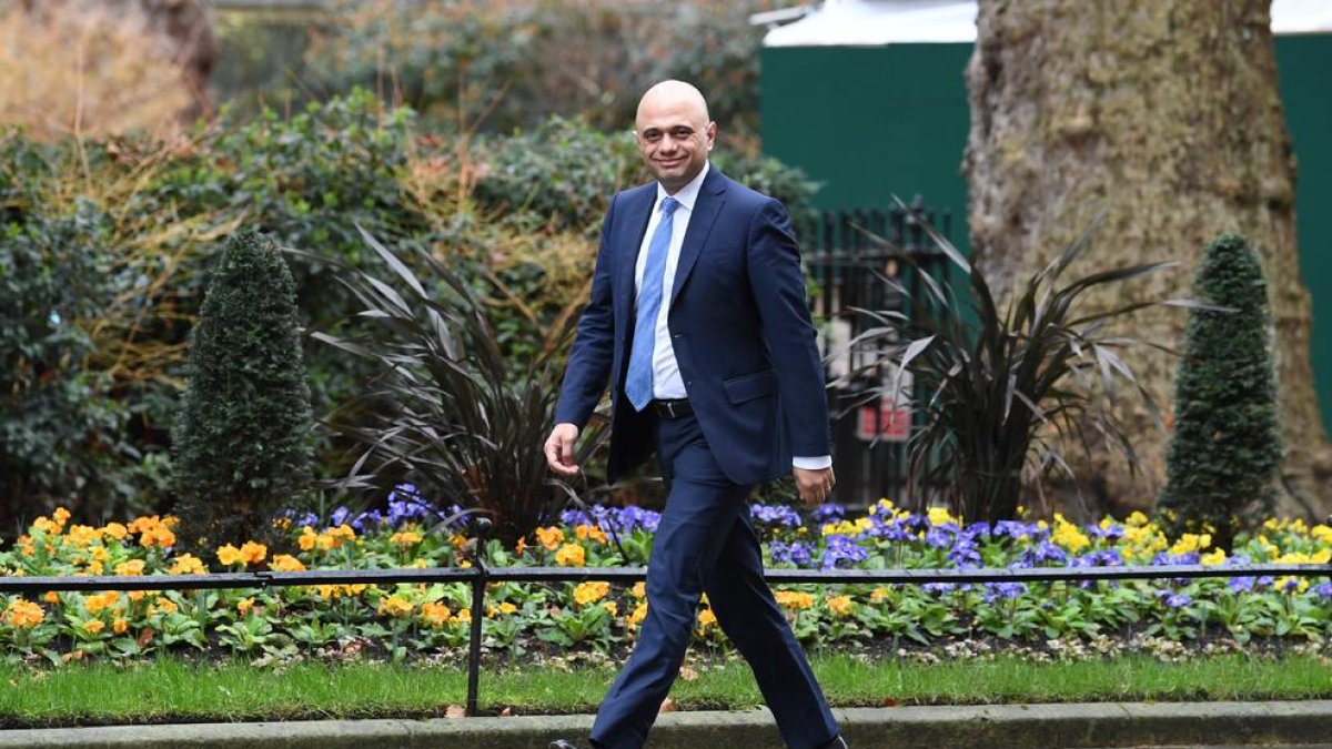 El ja exministre de Finances britànic, Savid Javid, ahir.