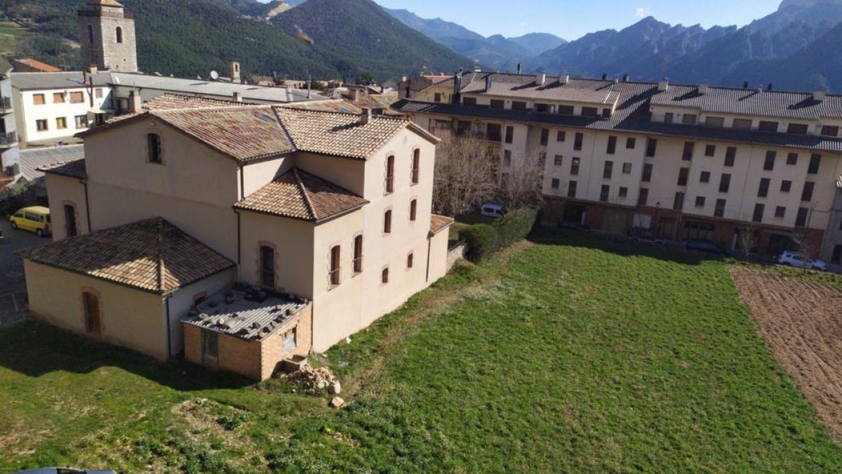 Las instalaciones del ayuntamiento de Sant Llorenç.