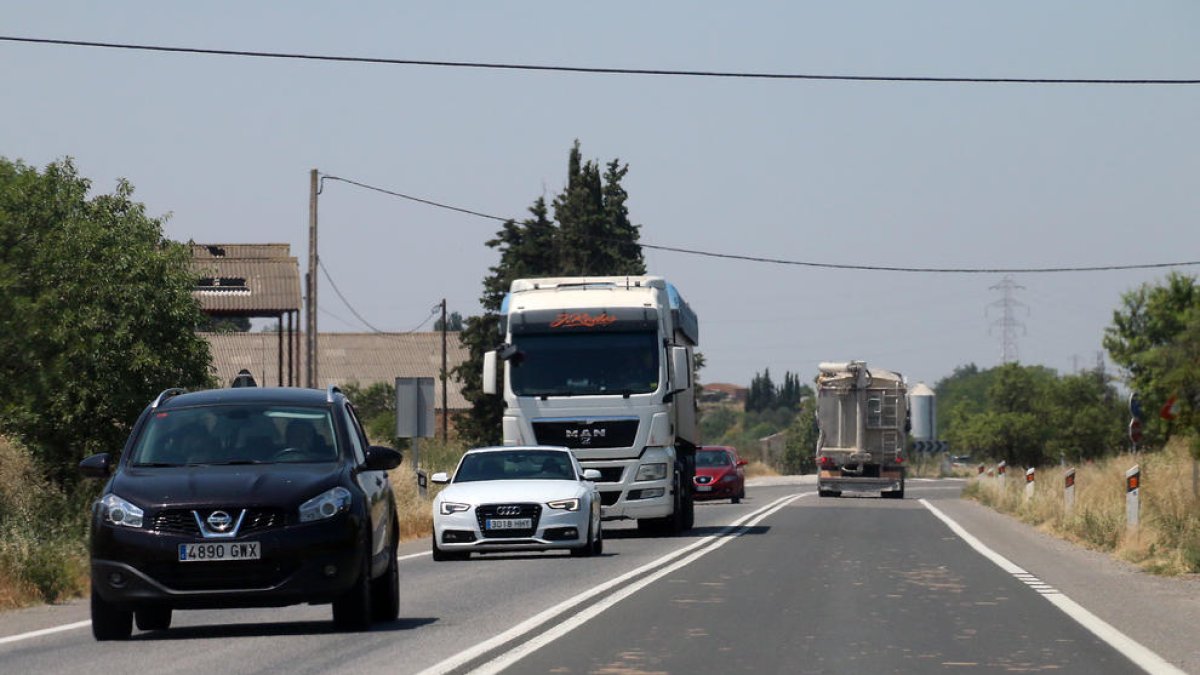 Imatge d’arxiu del trànsit de l’N-240.