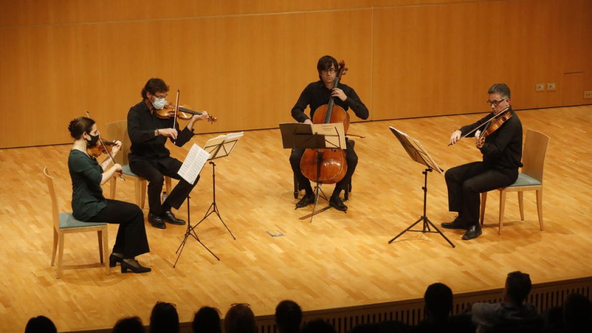 Un recital a l'Auditori de Lleida.