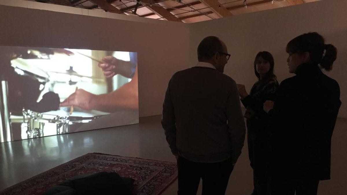 El concejal de Cultura, Jaume Rutllant, ayer en la Panera en la presentación de las nuevas exposiciones.