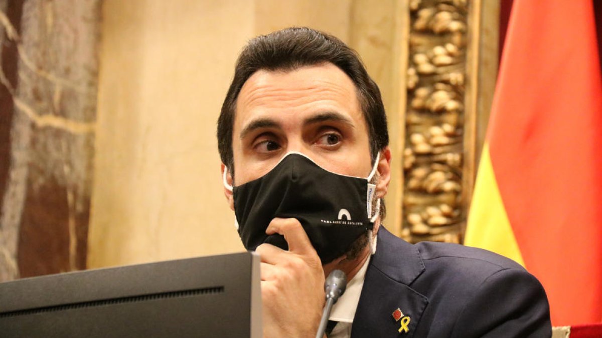 El presidente del Parlament, Roger Torrent.