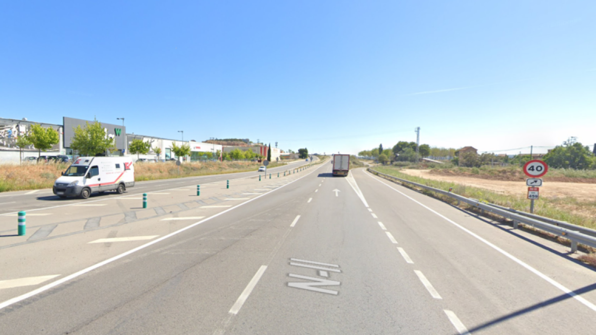 N-IIa, punt quilometric 459, a Lleida.