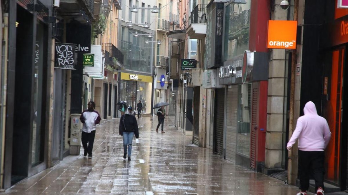 El Eje Comercial de Lleida en la fase 0 de la desescalada.