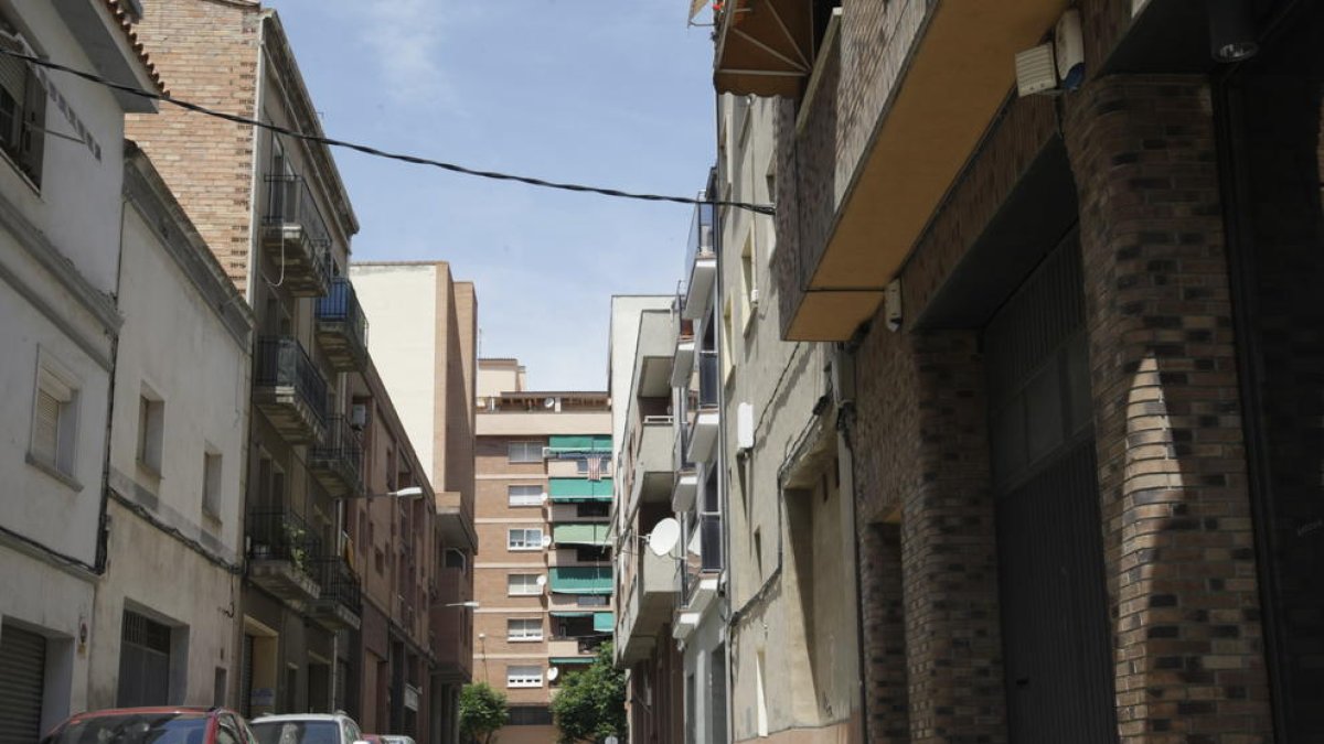 Una vista del carrer Arnald de Solsona, a Pardinyes.