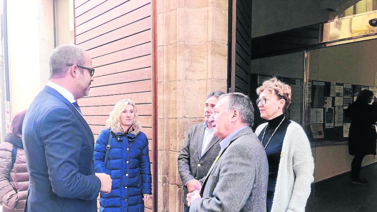 Reunió ahir amb el conseller Buch al Pallars Jussà.