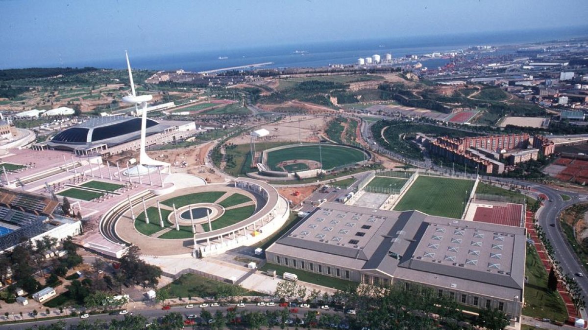 Imagen de archivo del Anillo Olímpico de Barcelona.