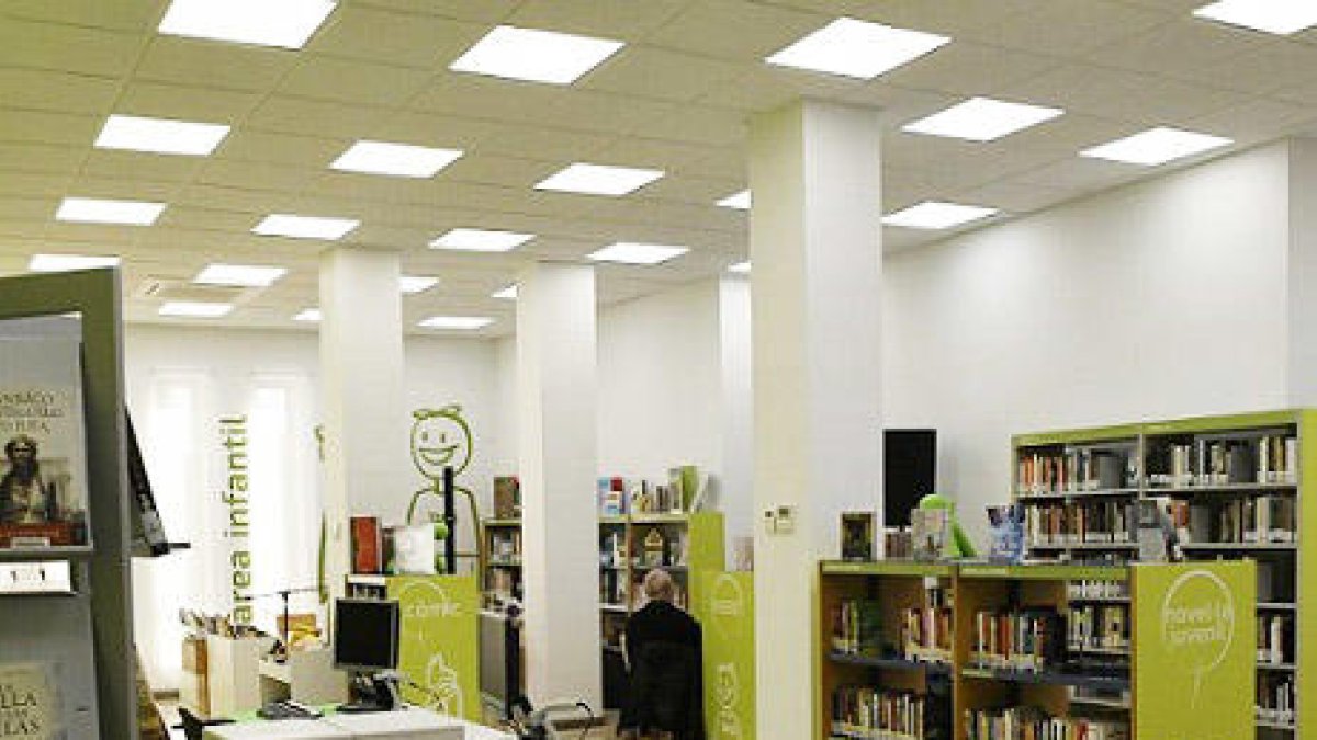 Les instal·lacions de la biblioteca municipal.