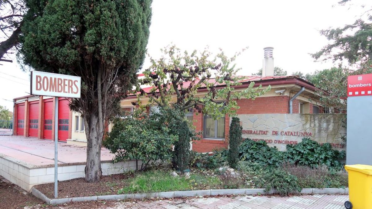 Imagen de archivo del parque de los Bomberos de la Generalitat en Cervera. 