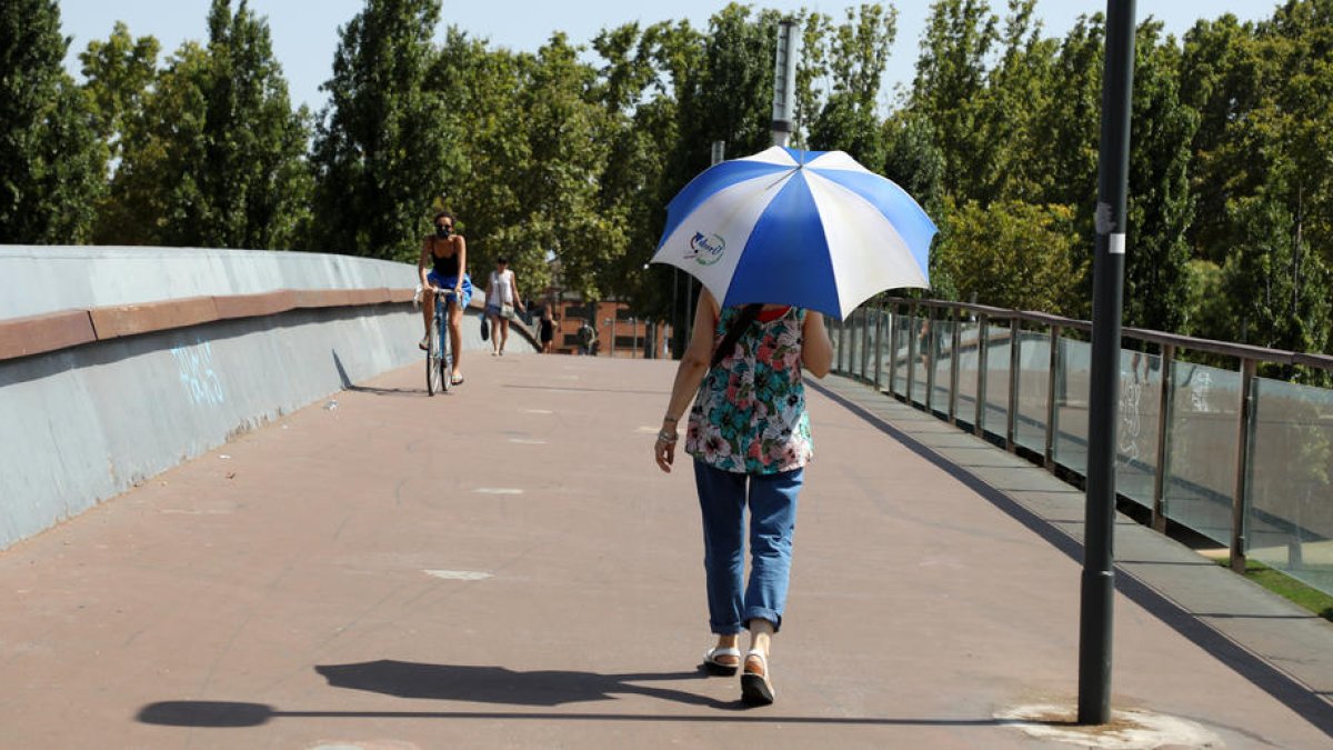 A Lleida ciutat la temperatura gairebé va arribar ahir als 38 graus.