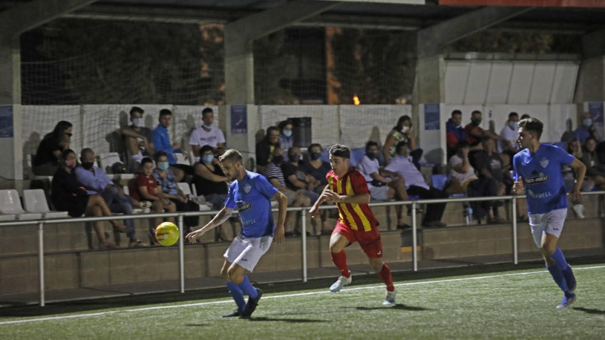 L’Alcarràs-Palau d’Anglesola és un dels partits de pretemporada que s’han disputat amb públic seguint les normes anti-Covid.