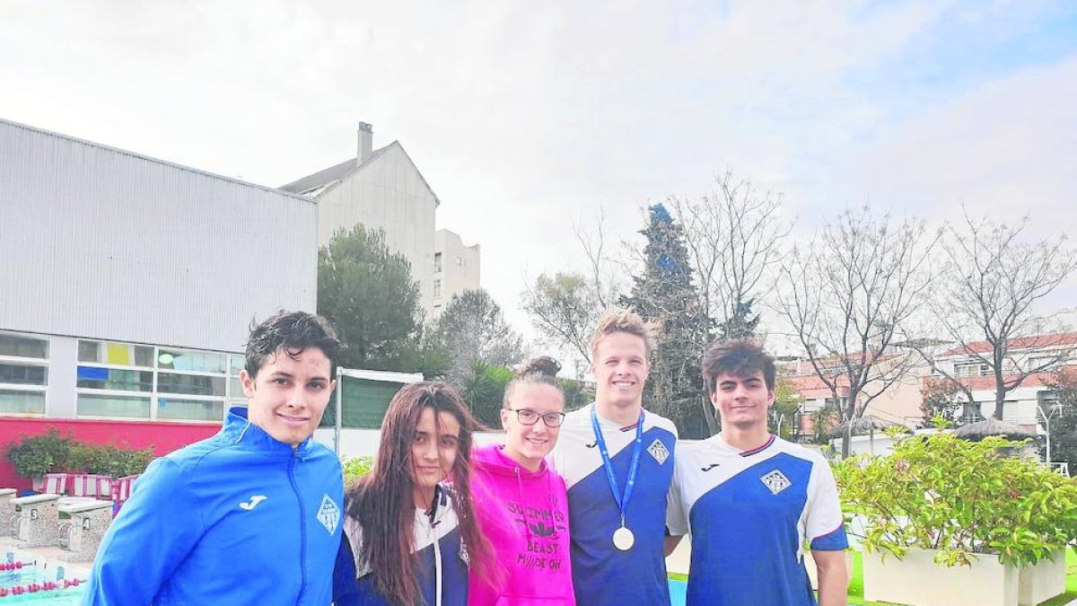 Los nadadores del CN Lleida han sumado siete medallas durante el Campeonato de Catalunya.