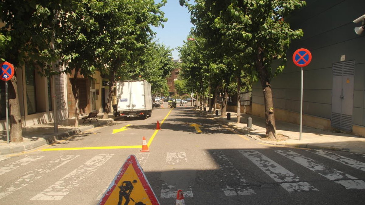 La calle Onofre Cerveró será de doble sentido mientras duren las obras.