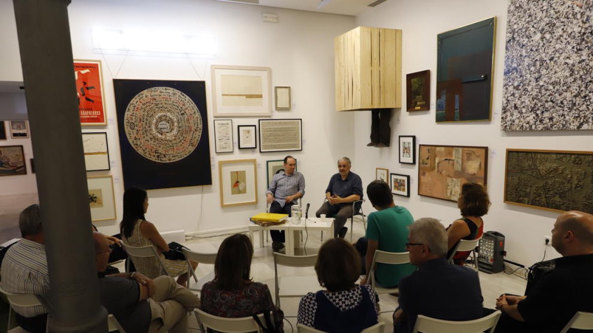 Presentació ahir del llibre ‘Pintura catalana. Les avantguardes’.