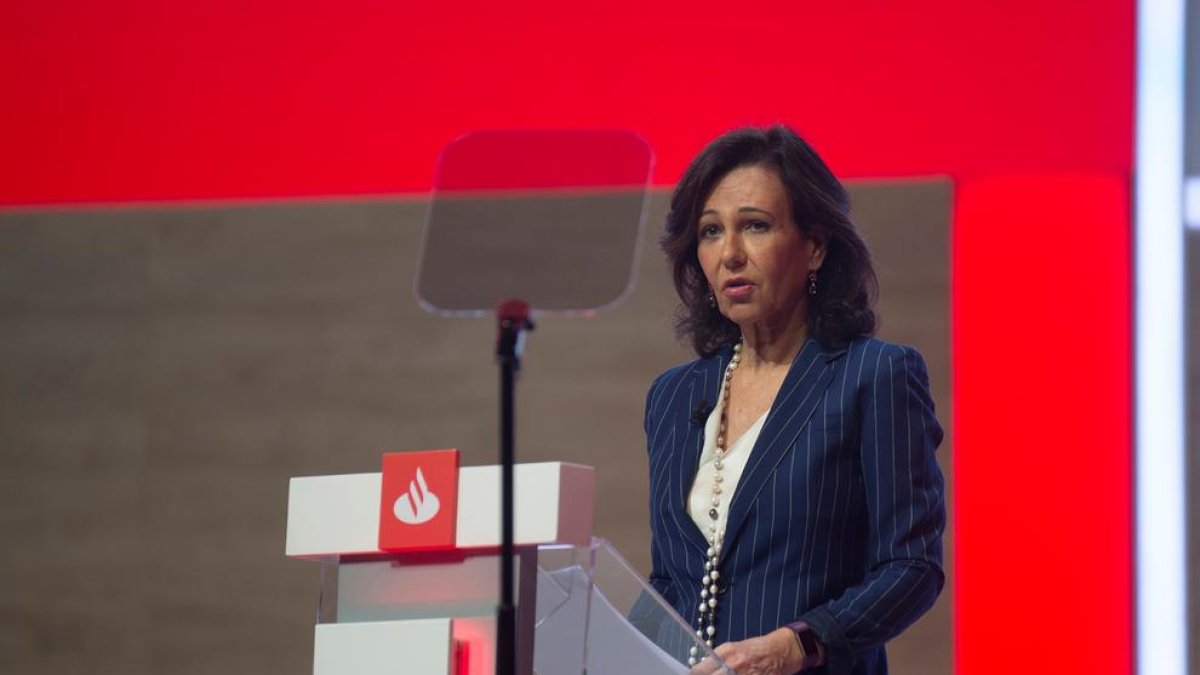 La presidenta del Banco Santander, Ana Botín.