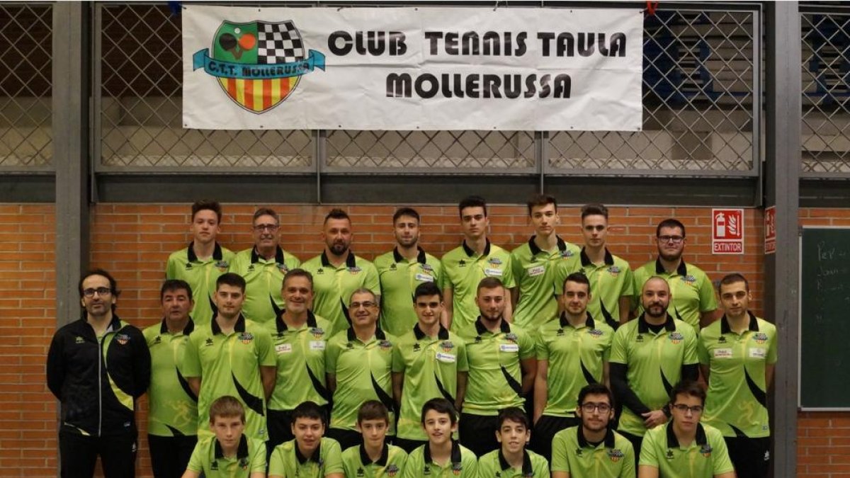 El CTT Mollerussa presenta a sus seis equipos federados