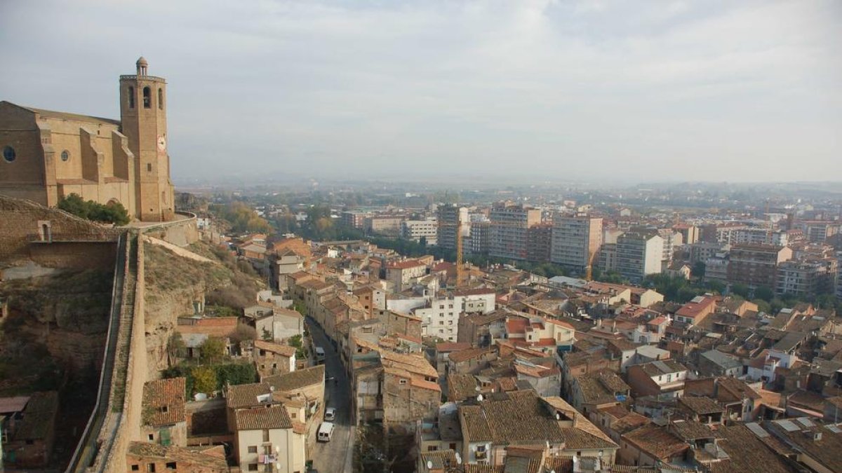 Vista general de Balaguer, donde tuvieron lugar los hechos. 
