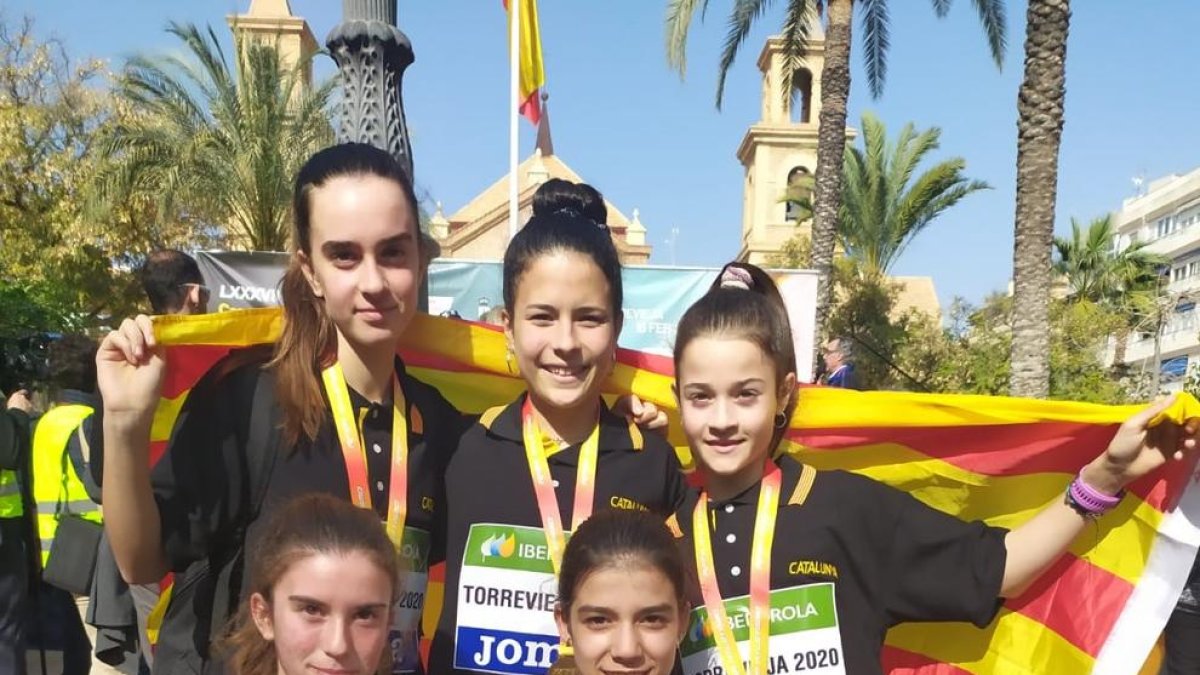 Clàudia Sánchez, campeona con Catalunya