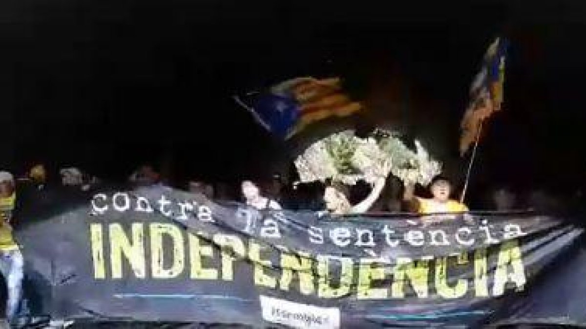 VIDEO. Gritos de independencia en el túnel del Bruc
