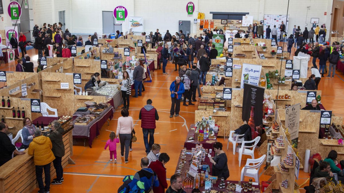 El recinto de la feria Cuida’t de Bellpuig, dedicada al deporte y a la alimentación saludable.