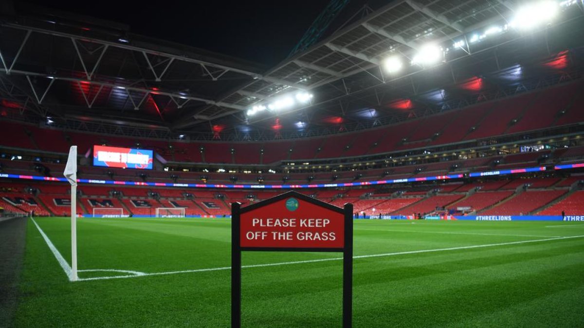 L’estadi de Wembley va ser triat perquè es disputés la final de l’Eurocopa aquest estiu.
