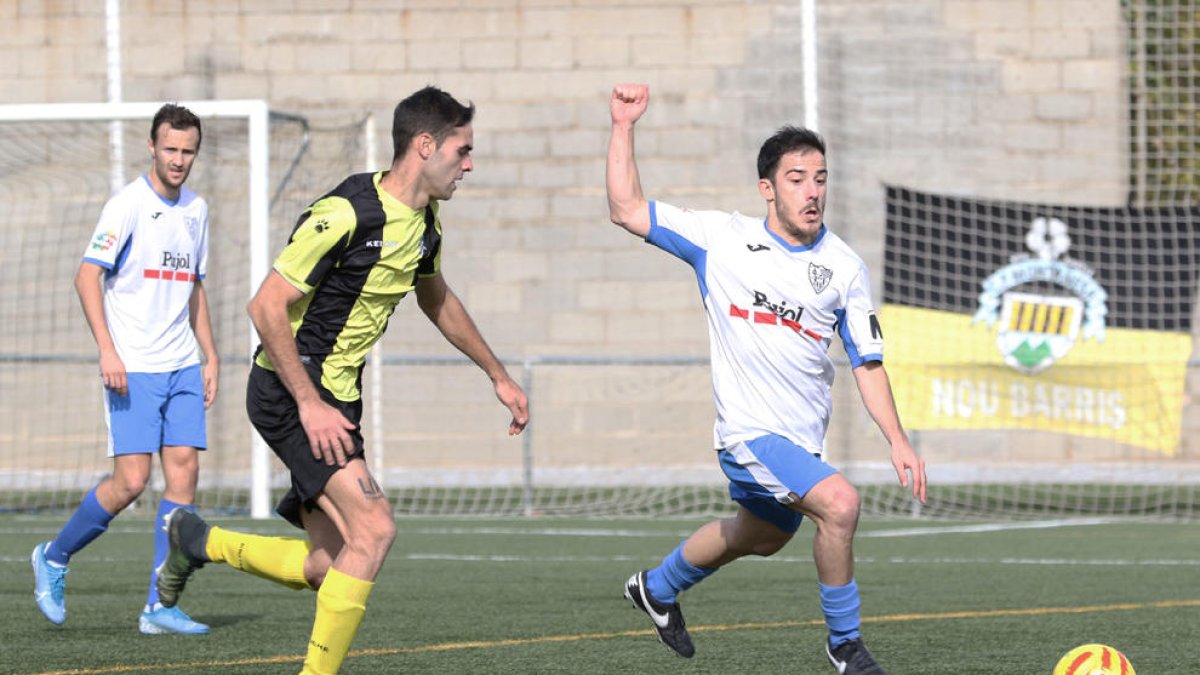 El Mollerussa dominó en varios momentos del partido pero no supo convertir el dominio en goles.