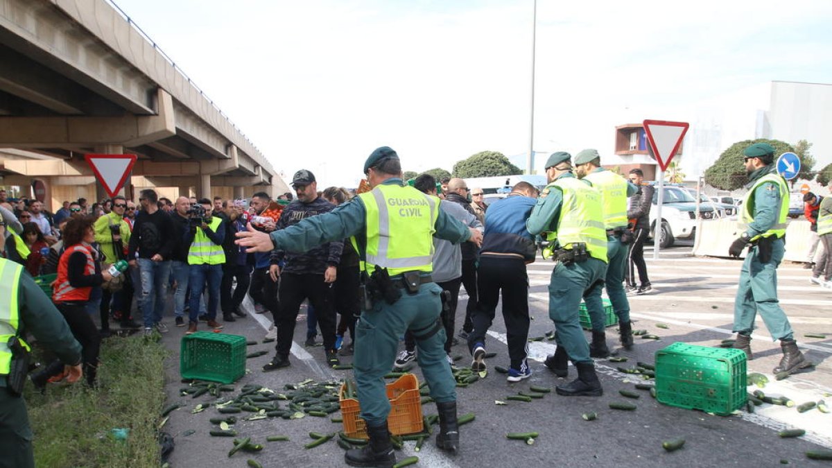 Mobilitzacions a Extremadura i Almeria - Les protestes d’agricultors i ramaders es van reproduir ahir a Extremadura i El Ejido (Almeria), amb talls de carreteres, per reclamar preus justos pels seus productes i defensar el futur del món rural. A ...