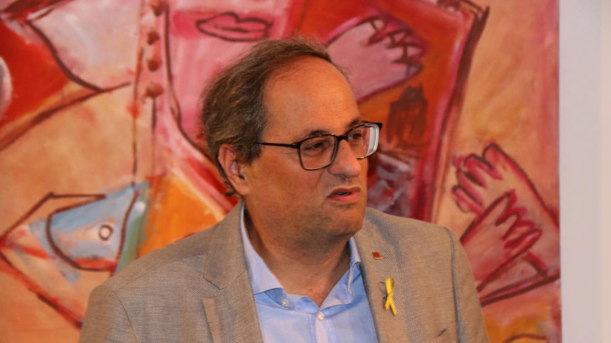 Torra hace un llamamiento a la desobediencia civil 