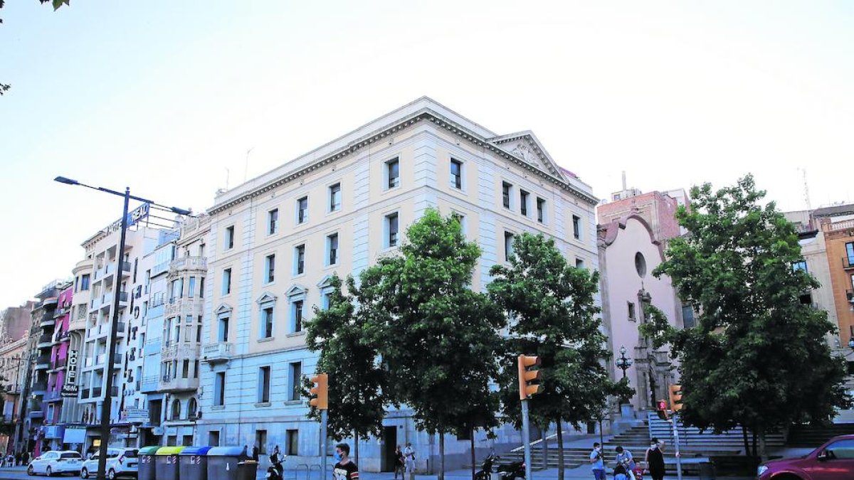 La sede municipal de Economía, en la plaza Sant Francesc.