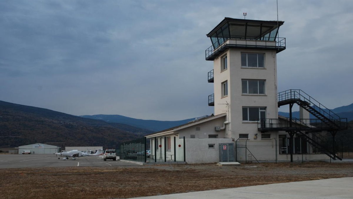 Imagen de archivo del aeropuerto de La Seu d’Urgell-Andorra. 