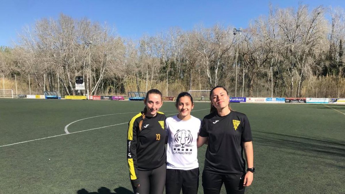 Elian Graus, Àlex Taberner i Marta Sàez, les tres jugadores del Pardinyes que jugaran a Islàndia.