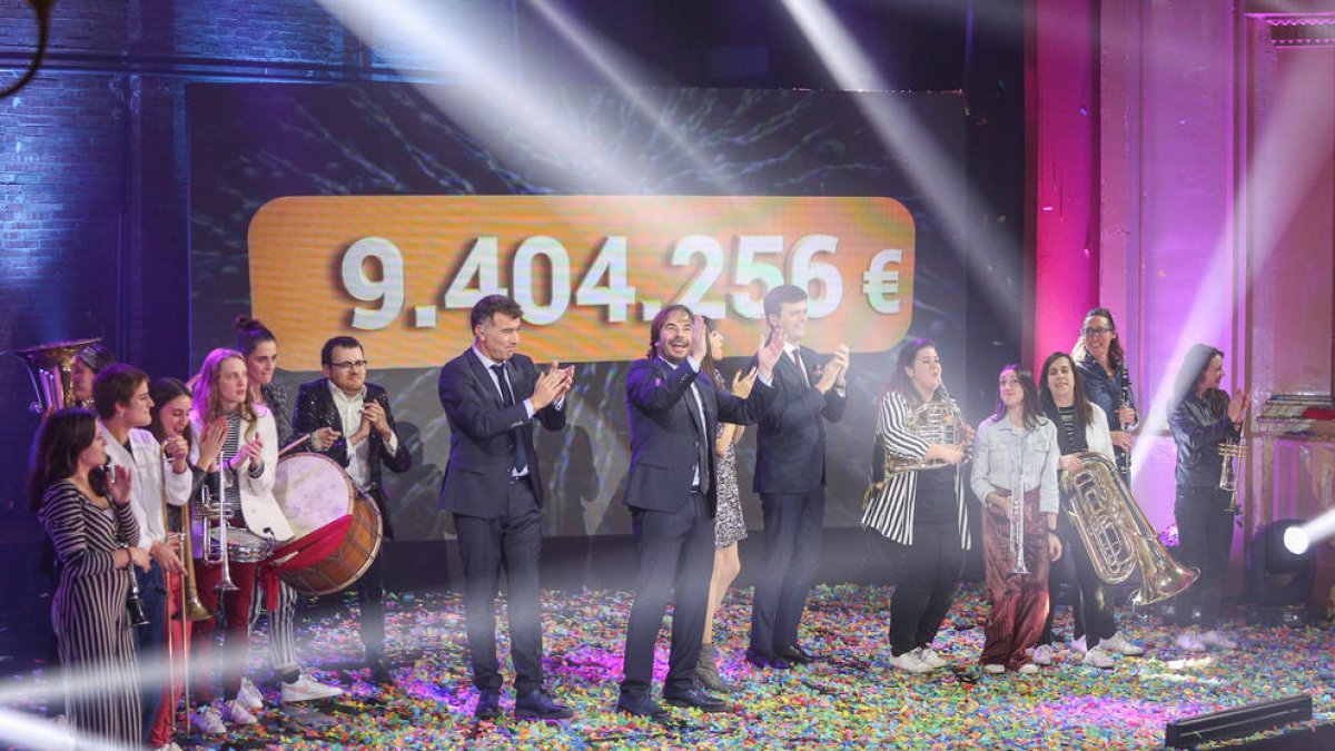 Marcador final de ‘La Marató’ de TV3 del desembre passat.