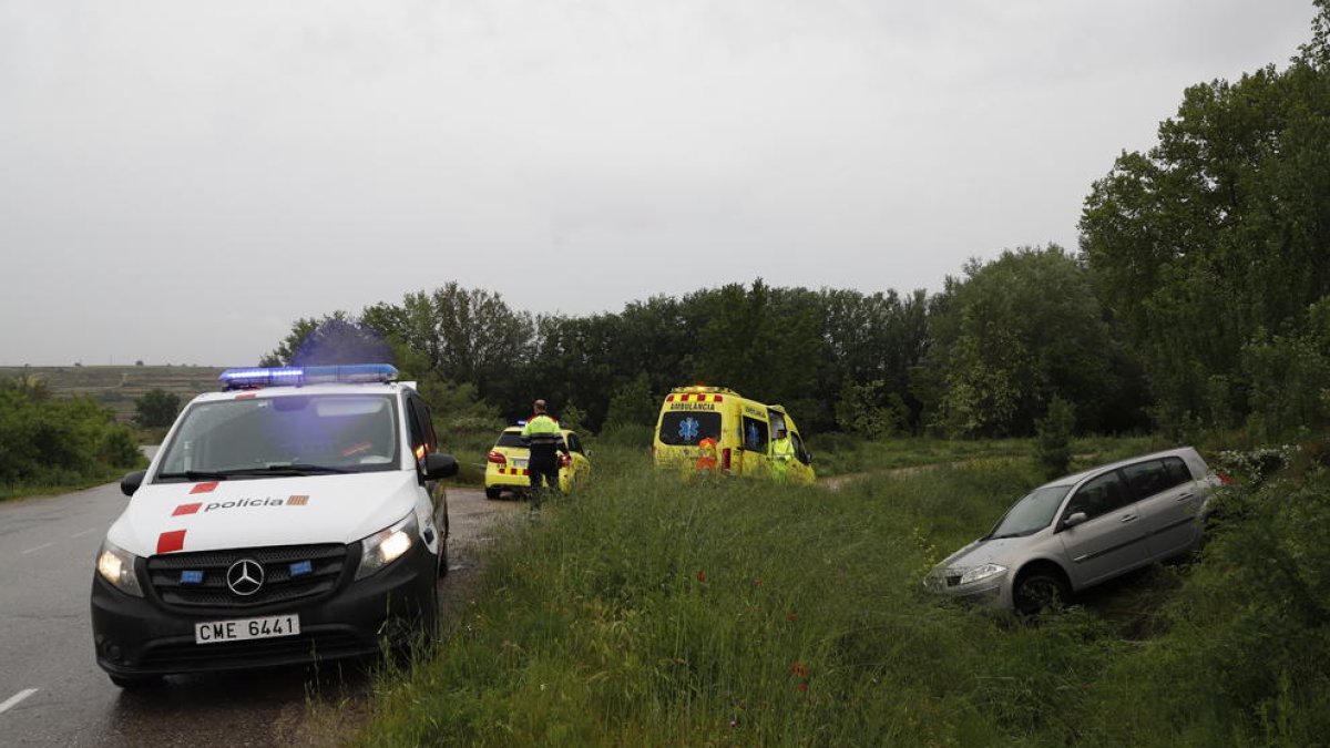 L’accident es va produir ahir a la tarda.