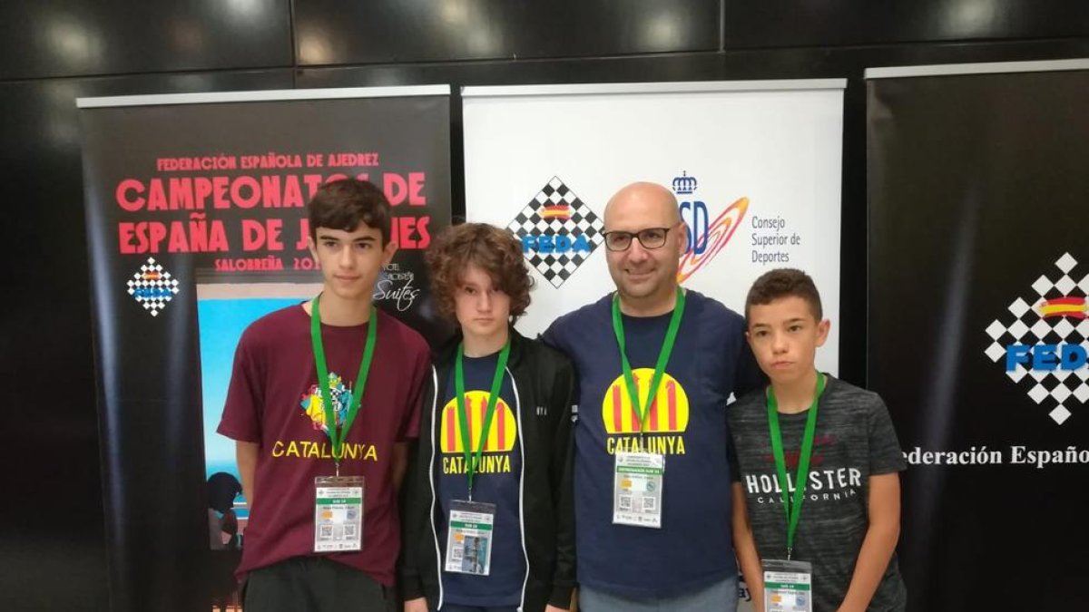 Josep Oms, técnico de Catalunya en el Estatal de ajedrez