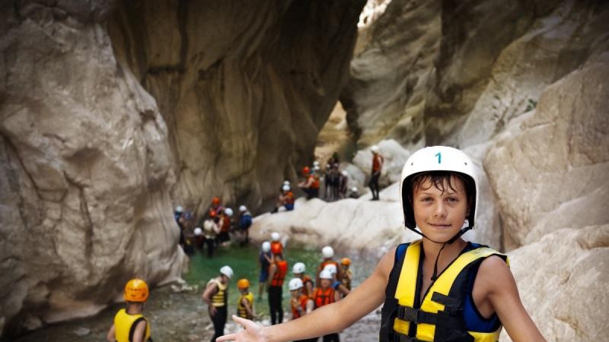 Miles de turistas visitan este barranco durante el año. 