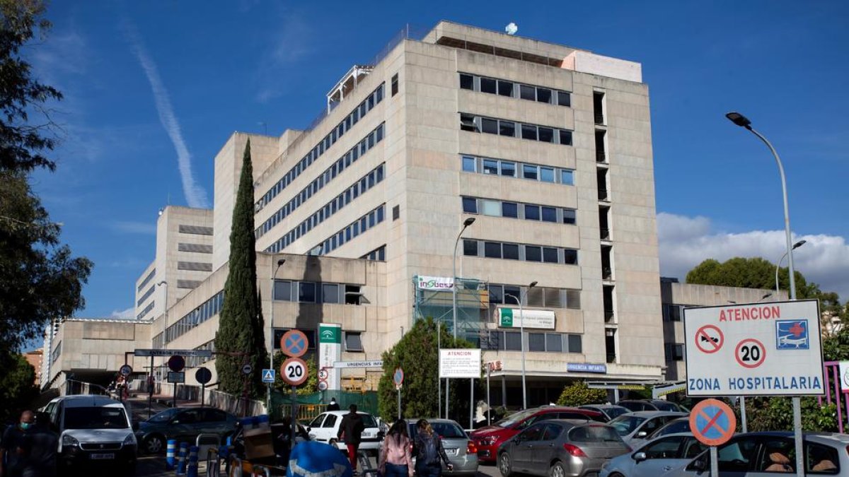 Vista exterior de l'Hospital Materno Infantil de Màlaga