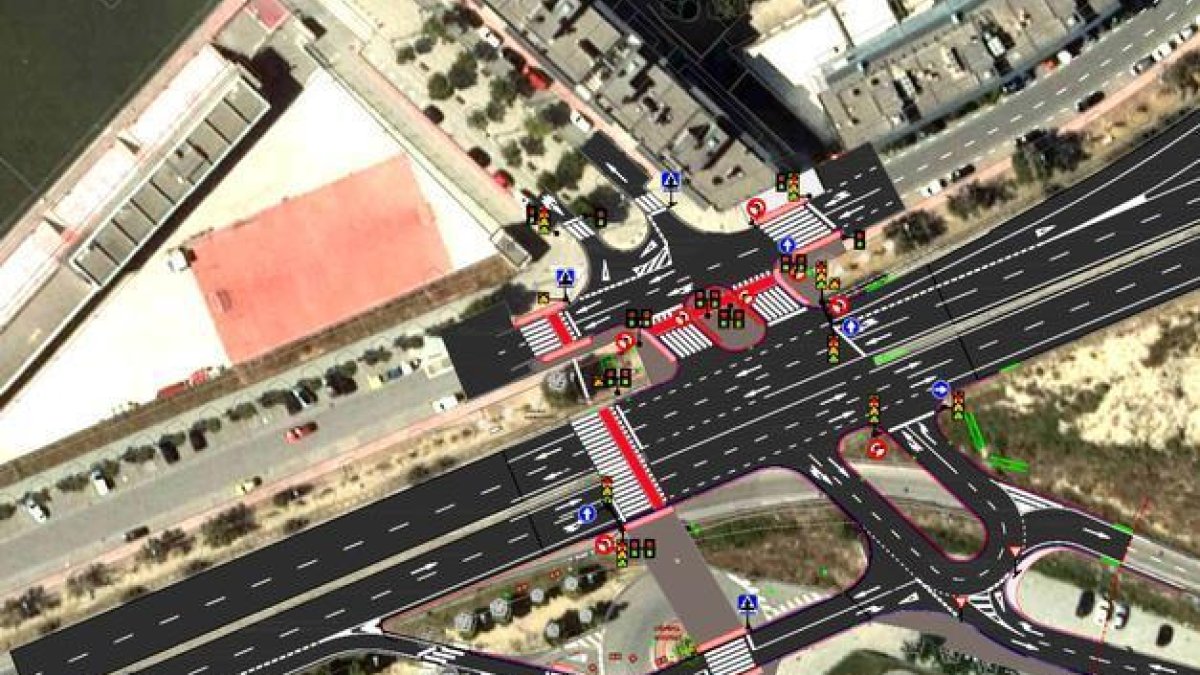 Lleida tendrá un paso transversal para vehículos, peatones y ciclistas en la LL-11 que conectarà Cappont, la Bordeta y Copa d'Or