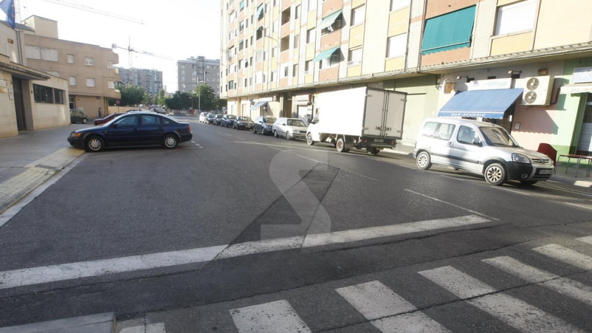 Imatge d'arxiu del carrer Rius Besòs de Lleid.