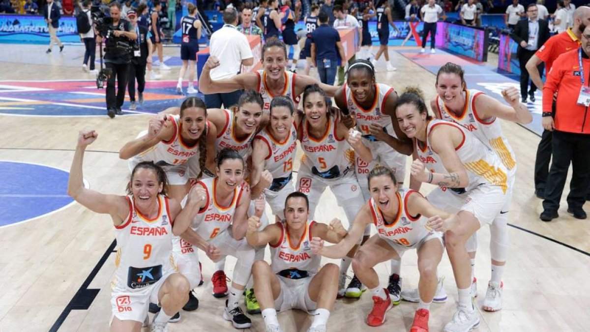 La selecció espanyola de bàsquet femení va aconseguir l’or.