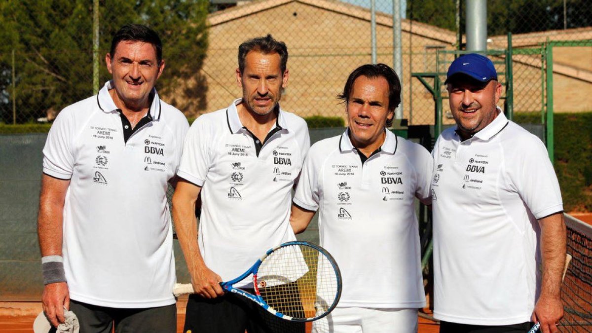 El torneo contó hace dos años con la participación de Jordi Arrese.