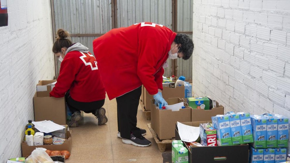 El Banc d’Aliments de Tàrrega extrema la prevención en el servicio