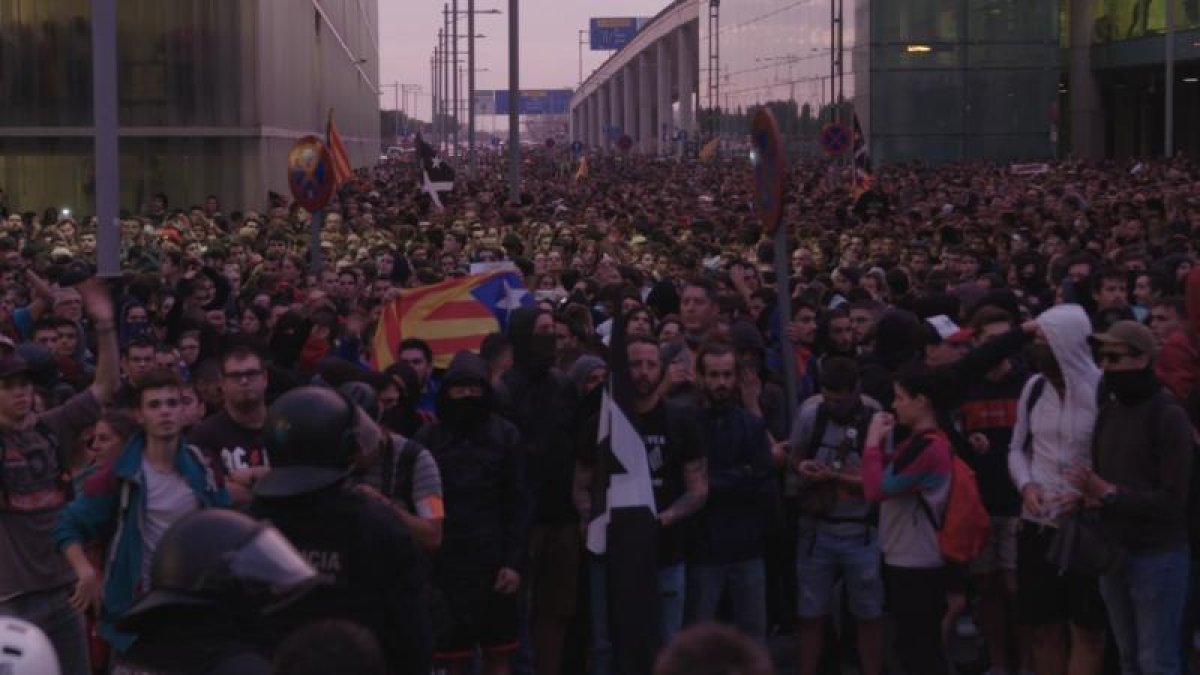 Manifestacions multitudinàries produïdes a tot Catalunya.