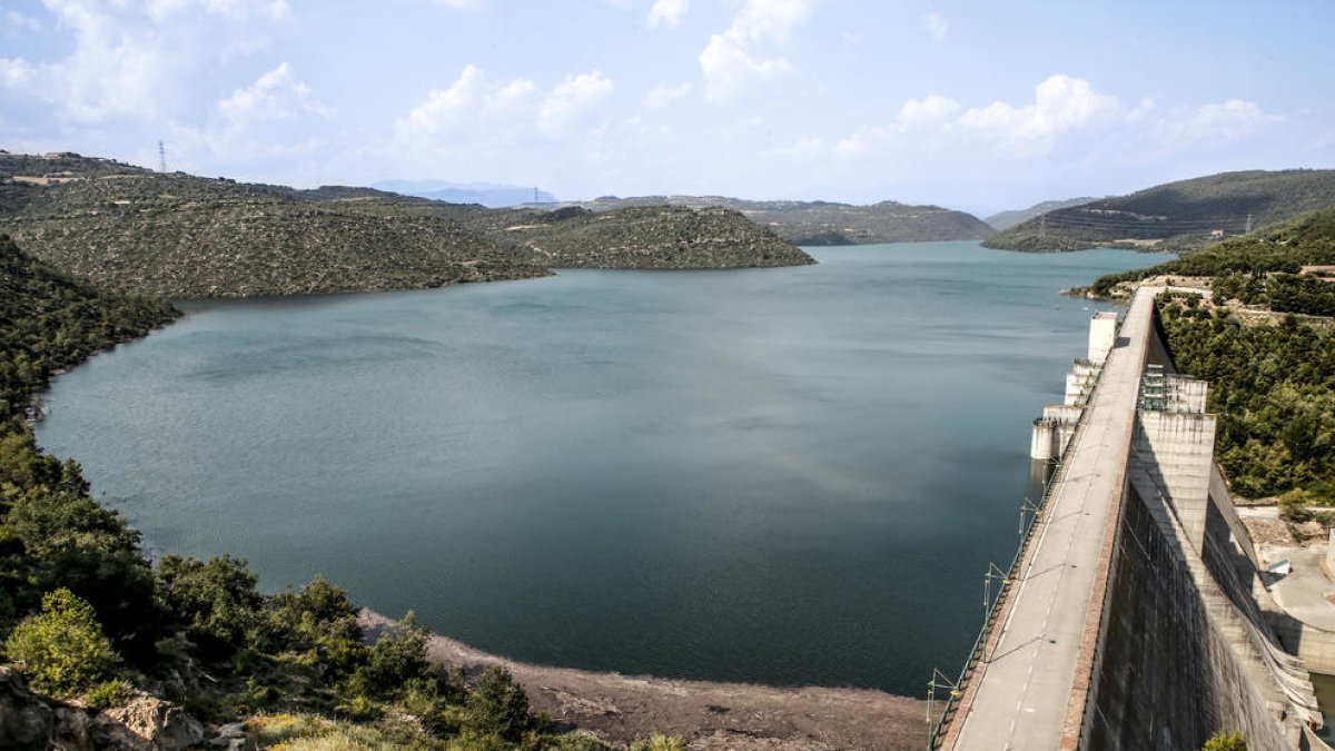 Imagen de archivo del embalse de Rialb.