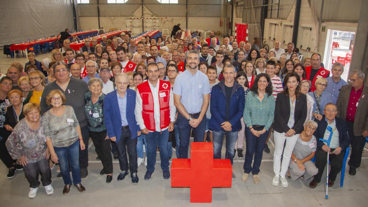 Un total de 160 voluntarios de Creu Roja se citan en Agramunt 
