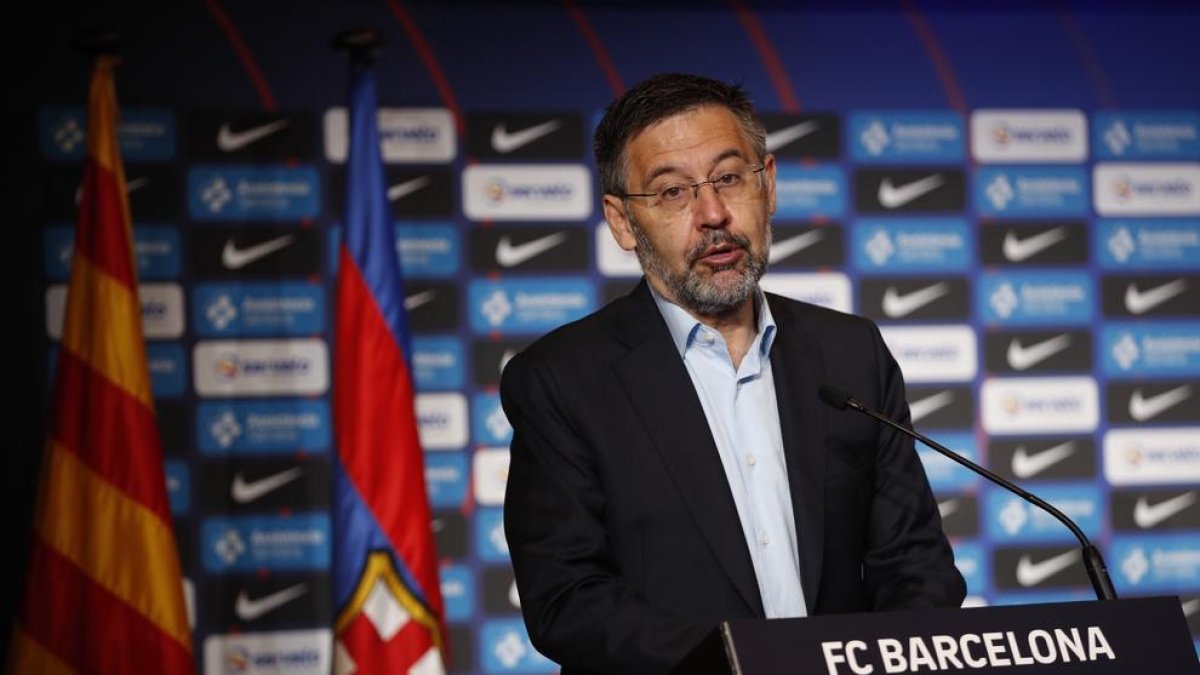 El presidente del FC Barcelona, Josep Maria Bartomeu