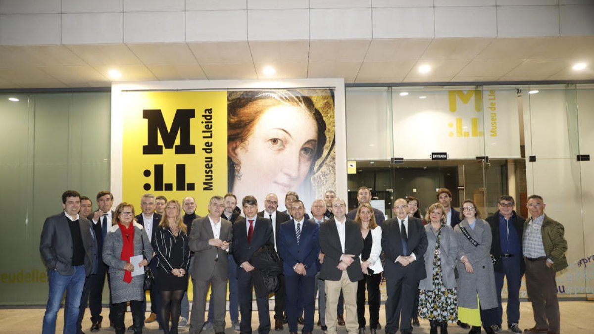 Presentación ayer en el Museu de Lleida de la iniciativa ‘Impulsa Cultura’ ante empresarios culturales.