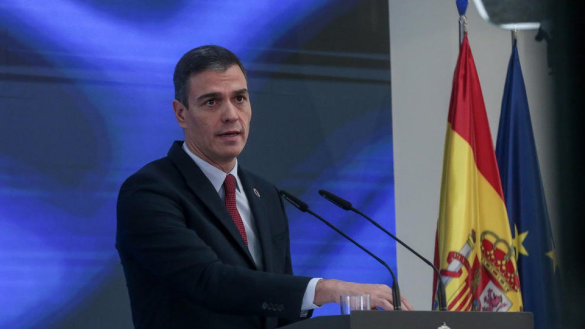 El presidente del Gobierno español, Pedro Sánchez.