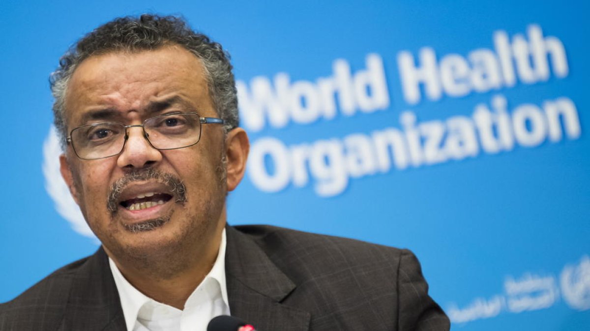 El director general de la Organización Mundial de la Salud (OMS), Tedros Adhanom Ghebreyesus.