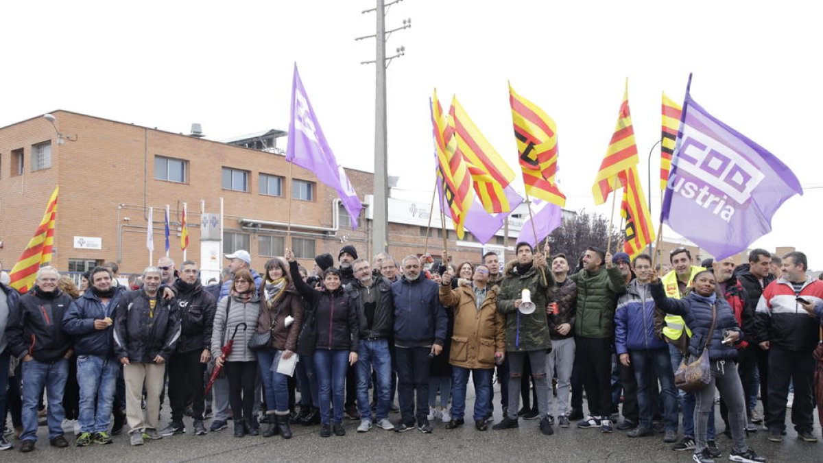 Els treballadors de Sada van protestar la setmana passada per la falta d’avanços en la negociació.